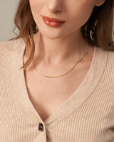 ALIDA CURB CHAIN NECKLACE