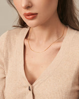 ALIDA CURB CHAIN NECKLACE