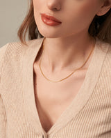 ALIDA CURB CHAIN NECKLACE