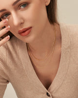 ALIDA CURB CHAIN NECKLACE