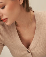 ALIDA CURB CHAIN NECKLACE