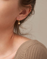 CHICAGO BALL HOOP EARRINGS