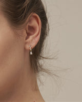 SNOW DIAMOND DROP EARRINGS