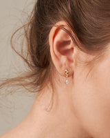 SNOW DIAMOND DROP EARRINGS