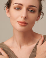 SNOW DIAMOND DROP EARRINGS