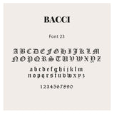 OLD ENGLISH INITIAL NECKLACE WITH CURB CHAIN