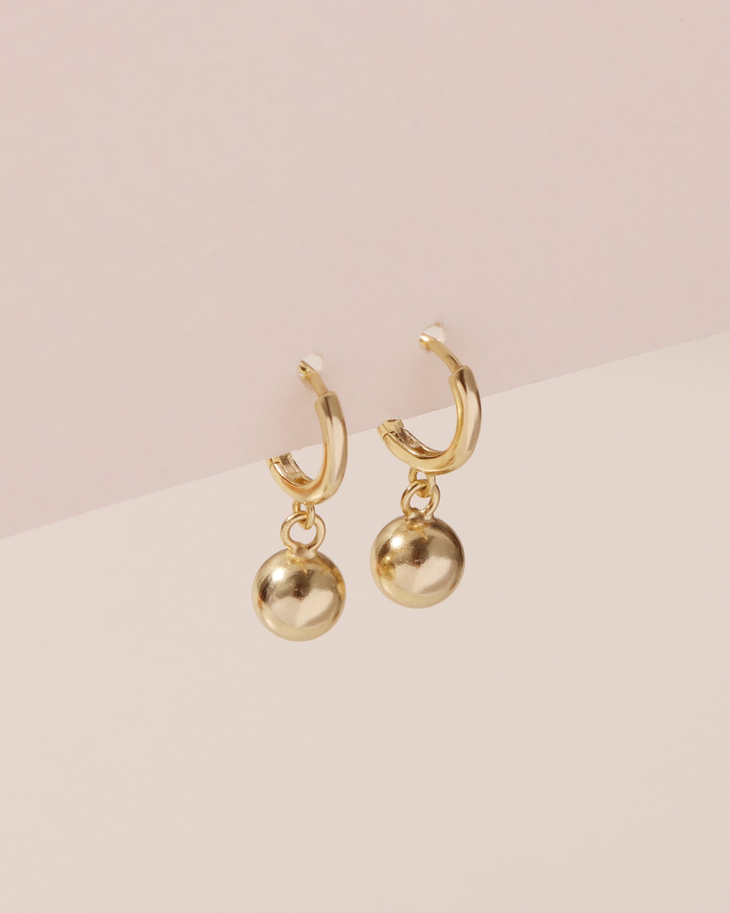 CHICAGO BALL HOOP EARRINGS