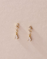 SNOW DIAMOND DROP EARRINGS