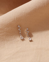 SNOW DIAMOND DROP EARRINGS