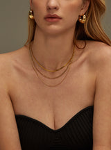 ATALIE SNAKE CHAIN NECKLACE