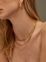 ATALIE SNAKE CHAIN NECKLACE