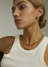 REILY FACETED CURB NECKLACE