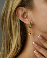 DAHLIA CROSS HOOPS