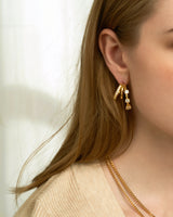 Triple Hoop Earrings  Statement Earrings  Multi Layer Hoops  Mixed Triple Hoops  Minimalist Earrings  Medium Hoop Earrings  Large Hoop Earrings  Hoop Earrings Gold  Gold Hoop Earrings  CZ Triple Hoops  CZ Hoop Earrings  CZ Diamond Hoops  3 Hoop Earrings