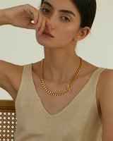 RIANN TOGGLE CURB NECKLACE & BRACELET