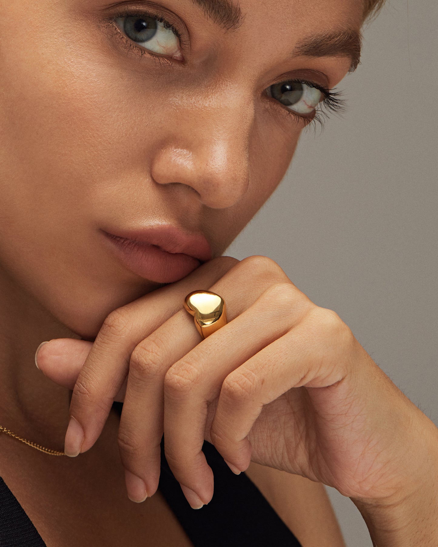 JAIDE HEART DOME RING