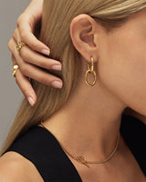 LAILA DOUBLE HOOP STUDS