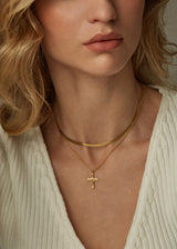 ALIE CROSS PENDANT NECKLACE