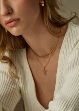 ALIE CROSS PENDANT NECKLACE
