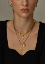 ALIE CROSS PENDANT NECKLACE
