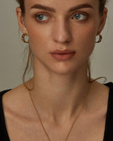 MELODY LINKED CHAIN HOOPS