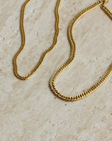 REILY FACETED CURB NECKLACE