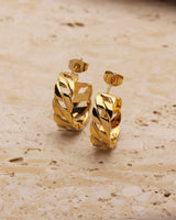 MELODY LINKED CHAIN HOOPS