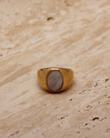ROMEE SHELL SIGNET RING