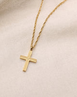 ALIE CROSS PENDANT NECKLACE