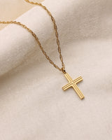 ALIE CROSS PENDANT NECKLACE