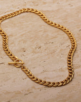 RIANN TOGGLE CURB NECKLACE & BRACELET