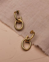 LAILA DOUBLE HOOP STUDS