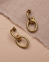 LAILA DOUBLE HOOP STUDS