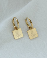 DELILAH ROSE COIN HOOPS