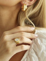 ROMEE SHELL SIGNET RING