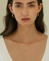 RUBI HOOP EARRINGS
