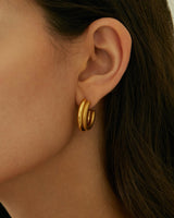RUBI HOOP EARRINGS