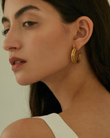 RUBI HOOP EARRINGS