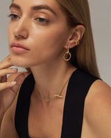 LAILA DOUBLE HOOP STUDS