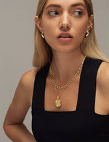 NOOMI CURB CHAIN NECKLACE