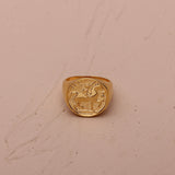 ALMIRA KNIGHT SIGNET RING