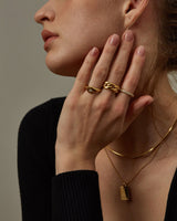 TAYAH CHUNKY CHAIN RING