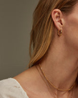 ZOE TWISTED HOOP EARRINGS