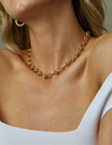 SOLEY KNOTTED LINK NECKLACE