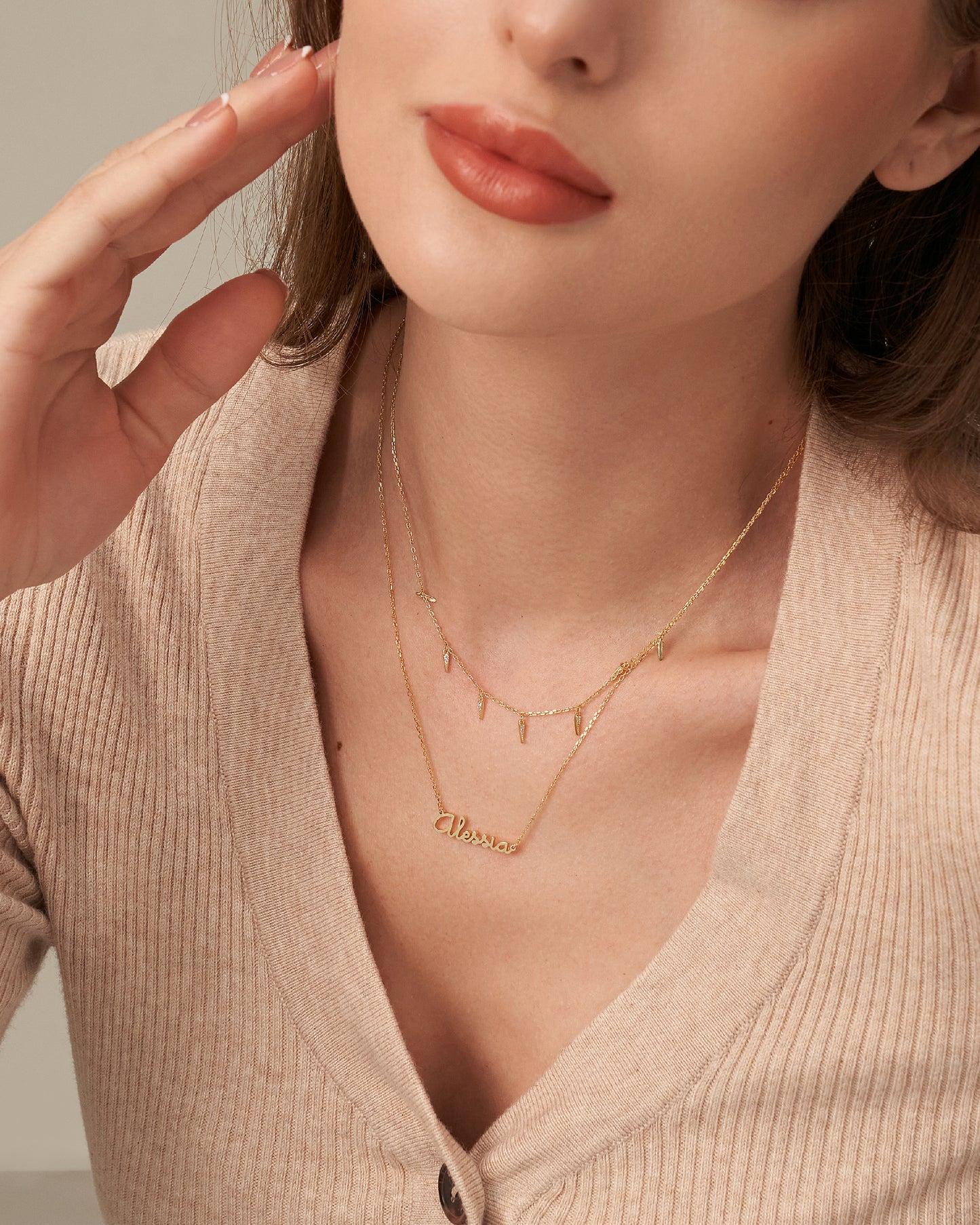 STARCI SPIKE CHOKER NECKLACE