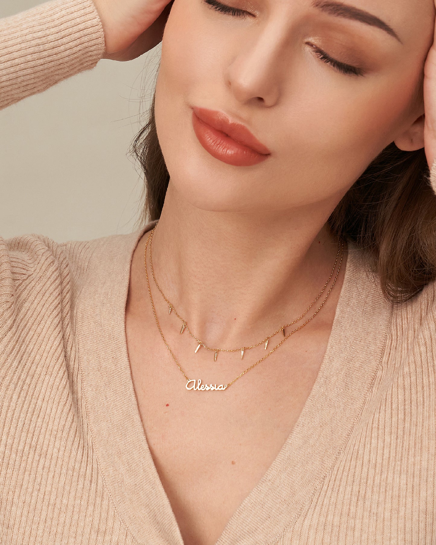 STARCI SPIKE CHOKER NECKLACE