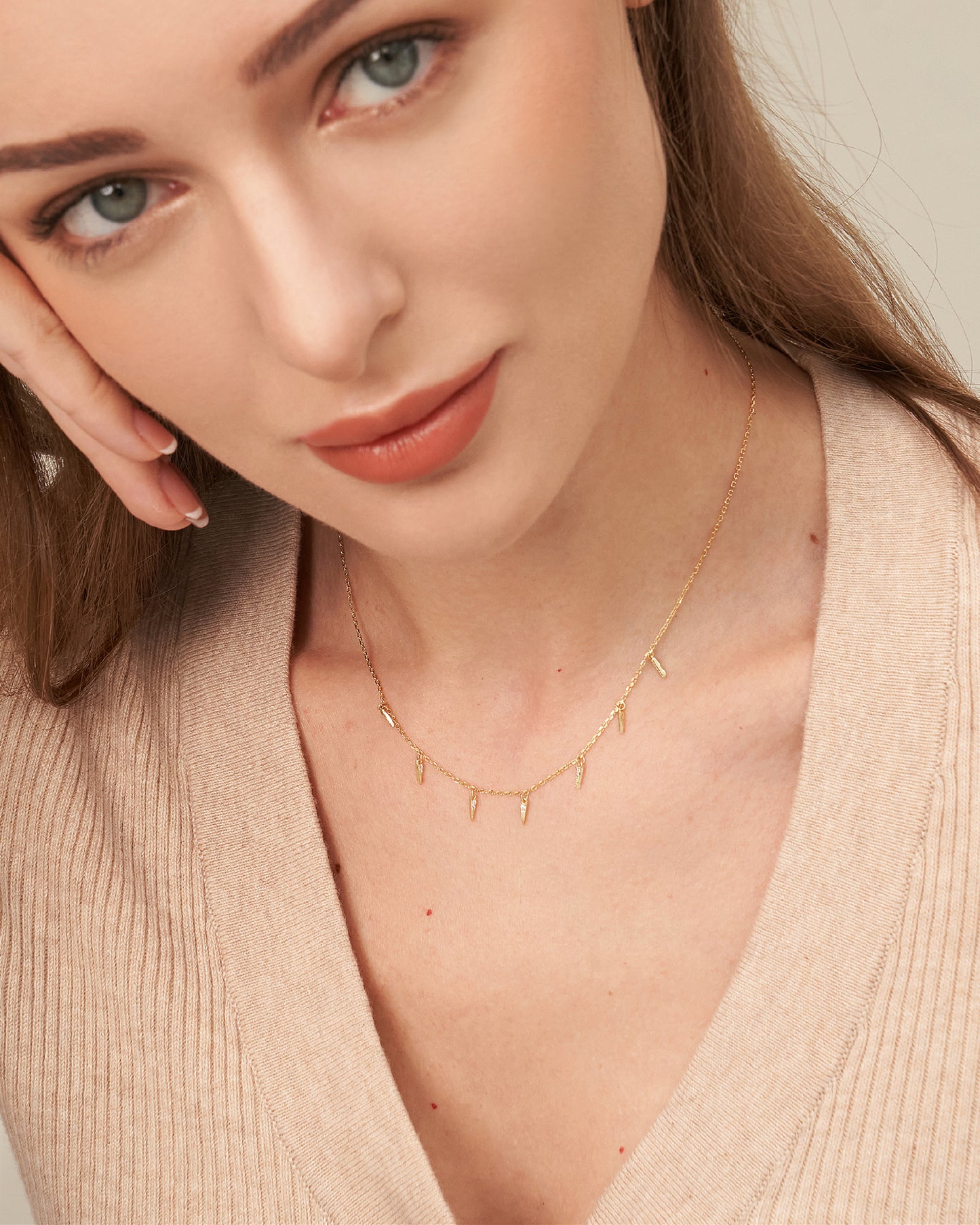 STARCI SPIKE CHOKER NECKLACE