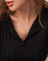 OVAL NAME TAG NECKLACE