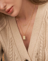 NELLA NAME TAG NECKLACE