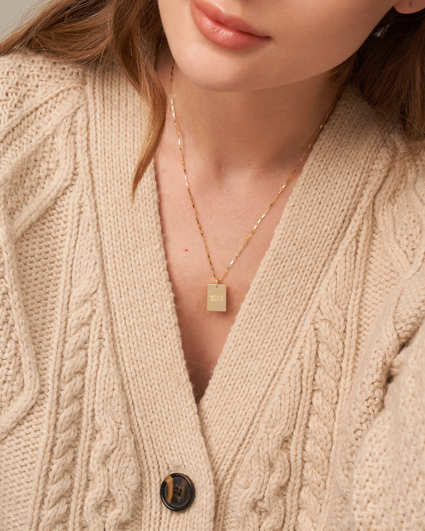 NELLA NAME TAG NECKLACE